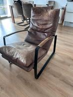 Goossens Leren Design Fauteuil, Ophalen, Gebruikt, Leer, 75 tot 100 cm