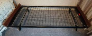 Vintage jaren 60 bed - Recammier slaapvlakbed 