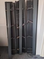 zwarte houten schutters, Huis en Inrichting, Ophalen, Gebruikt, 50 tot 100 cm, Minder dan 100 cm