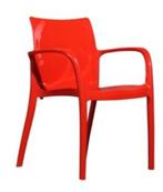 Polypropyleen stoel Rimini **signaal rood**, Huis en Inrichting, Stoelen, Ophalen, Kunststof, Nieuw, Vijf, Zes of meer stoelen