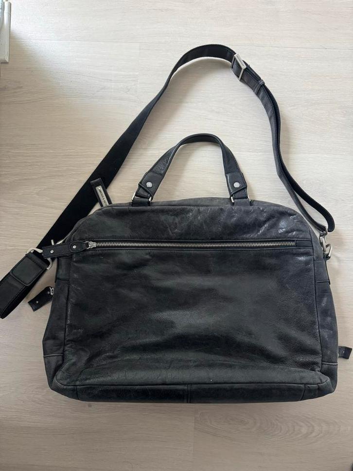 Leren Arthur & Aston Laptoptas - Stijlvol & Functioneel, Sieraden, Tassen en Uiterlijk, Tassen | Rugtassen, Zo goed als nieuw