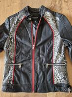 Bikerjack / kunstleren jasje maat S Coolcat, Ophalen, Zwart, Zo goed als nieuw, Coolcat
