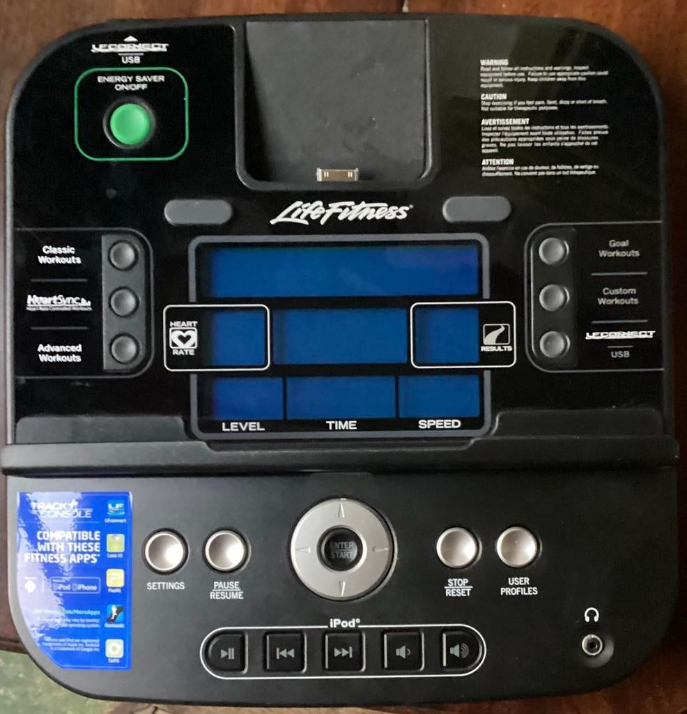 Life Fitness Track Connect 1.0 Console, Sport en Fitness, Ophalen, Gebruikt, Crosstrainer