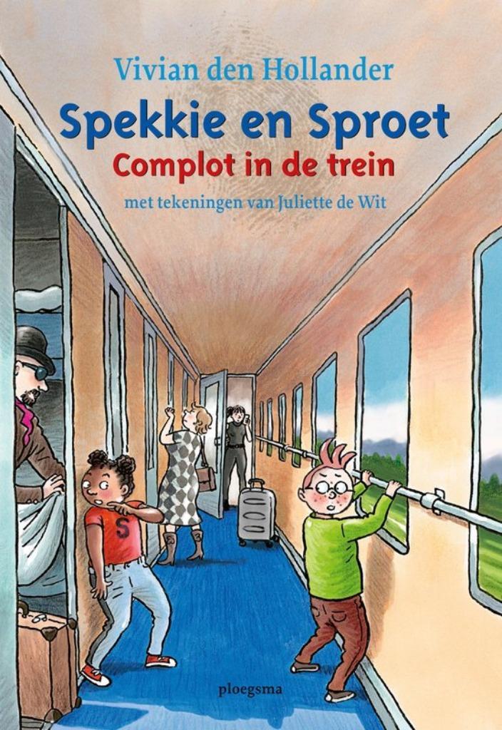 Vivian den Hollander - Complot in de trein, Boeken, Kinderboeken | Jeugd | 10 tot 12 jaar, Zo goed als nieuw, Ophalen of Verzenden