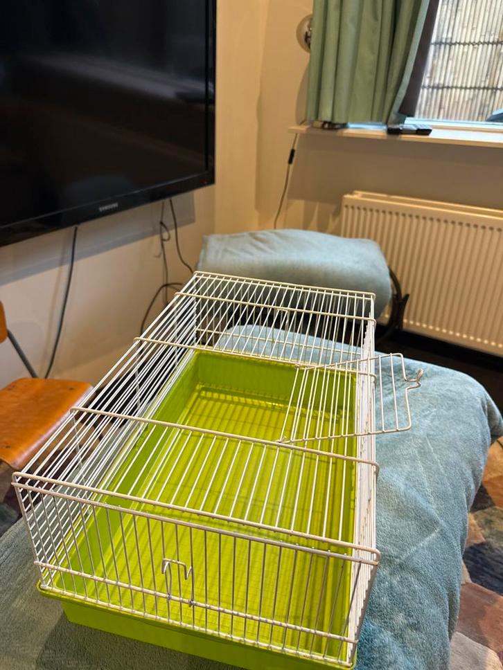 knaagdier hamster kooi met drinkflesje en voedselbakje, Dieren en Toebehoren, Knaagdieren en Konijnen | Hokken en Kooien, Gebruikt