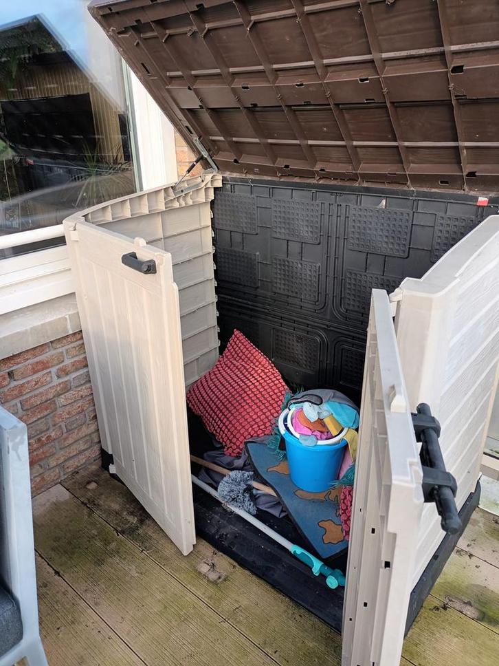 Keter Opslagbox - Ideaal voor Tuin & Balkon!, Tuin en Terras, Bergingen en Tuinkasten, Gebruikt, Containerberging, Kunststof, Ophalen of Verzenden