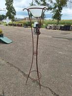 hoge standaard met schaal en lamp, Huis en Inrichting, Ophalen, Overige materialen, Schaal, Rond