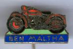 Ben maltha email op zilverkl. motorfietsen speldje ( G_003 ), Verzenden, Zo goed als nieuw, Transport, Speldje of Pin