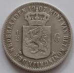 Zilveren    halve   gulden    1907, Ophalen of Verzenden