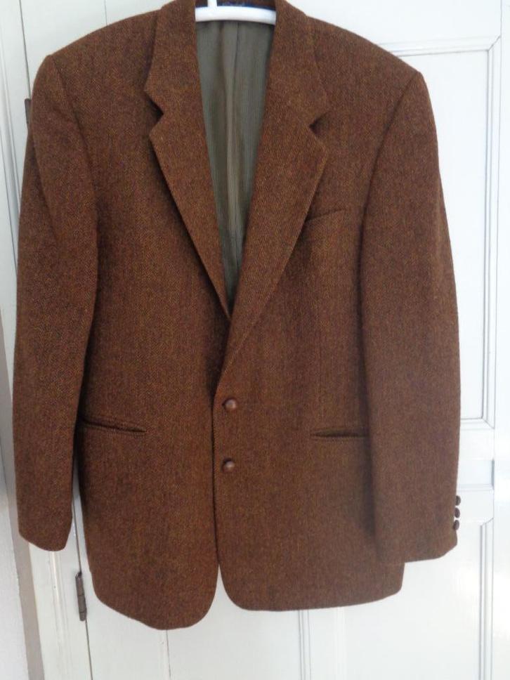 Going tweed colbert:mt 52/54, Kleding | Heren, Kostuums en Colberts, Zo goed als nieuw, Maat 52/54 (L), Bruin, Ophalen of Verzenden