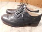 Maat 41 UK 7 Wide fit Clarks Dames Brogues Zwart leder, Schoenen met lage hakken, Zwart, Ophalen of Verzenden, Zo goed als nieuw