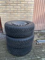3 winterbanden Volkswagen passat op stalen velg 16 inch, Ophalen, Gebruikt