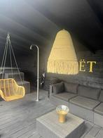 XXL Ibiza style lampenkap. Bohemian, Bali, Huis en Inrichting, Lampen | Lampenkappen, Ophalen, Zo goed als nieuw, Rond, 50 cm of meer