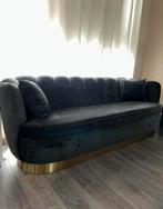 Luxe Velvet Bank Eric Kuster Stijl - Nieuw!, Ophalen, 75 tot 100 cm, Rechte bank, Stof
