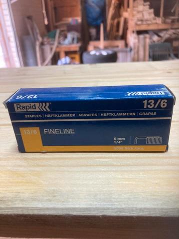 Rapid Fineline Nieten 13/6 - Nieuw! beschikbaar voor biedingen