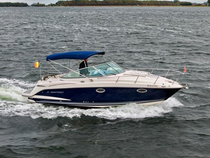 Monterey 260 Sport Cruiser (bj 2011), Watersport en Boten, Motorboten en Motorjachten, Gebruikt, 6 tot 9 meter, Overige brandstoffen