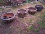Mooie grote japanse bloempotten, Tuin, Steen, Gebruikt, Minder dan 60 cm