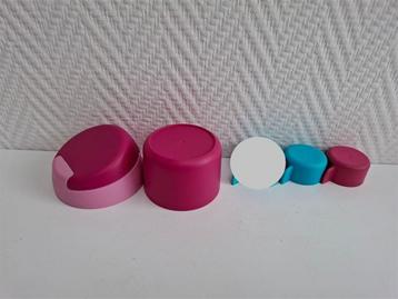 Eco doppen voor flessen en beker, Tupperware beschikbaar voor biedingen