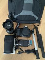 Camera, lens, flitser en tas., Gebruikt, Spiegelreflex, Canon, 8 Megapixel