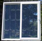 pvc schuifraam , schuifdeur , pui , schuifpui 204 x 212, Ophalen, Kunststof, Zo goed als nieuw, 150 tot 225 cm