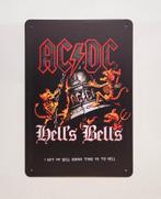 ACDC Hells Bells reclamebord van metaal wandbord deco, Info@deconoord.nl, Deco Noord, Nieuw, Ophalen of Verzenden