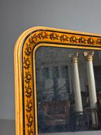 Franse spiegel antiek 19e eeuw, Ophalen, Rechthoekig, Minder dan 50 cm