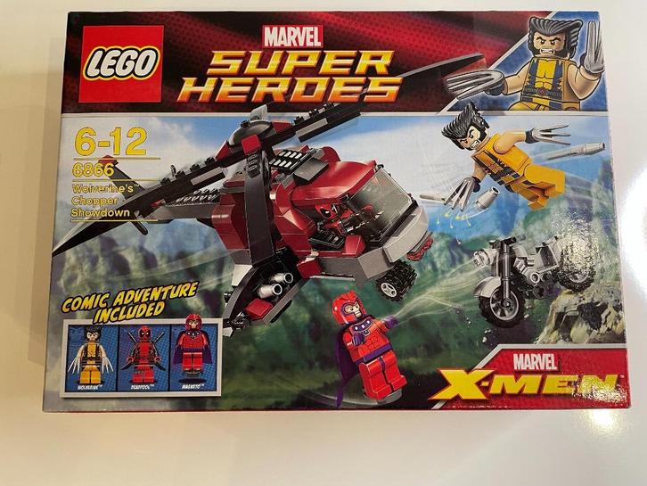 Lego set: 6866 - Super Heroes: Wolverine's Chopper Showdown, Kinderen en Baby's, Speelgoed | Duplo en Lego, Zo goed als nieuw