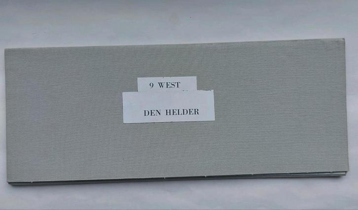 9WEST stafkaart uit 1972 Den Helder Texel Den Burg De Koog, Boeken, Atlassen en Landkaarten, Zo goed als nieuw, Landkaart, Nederland