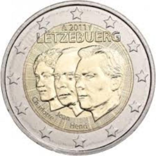 2 Euro Luxemburg 2011 UNC - Jan van Luxemburg, Postzegels en Munten, Munten | Europa | Euromunten, Losse munt, 2 euro, Luxemburg