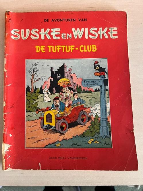 Suske en Wiske – De Tuftuf-club (nr. 5) zwart-wit stripboek, Boeken, Stripboeken, Gelezen, Eén stripboek, Ophalen of Verzenden