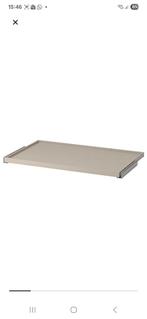 Ikea pax uittrekbare plank lade uitschuifbaar grijs beige, Ophalen of Verzenden, 50 tot 75 cm, 50 tot 100 cm, 200 cm of meer
