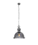 Hanglamp Bikkel 1452GR Grijs Ø45cm E27 fitting, Ophalen, Nieuw, Modern, Metaal