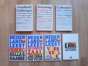 Nederland Leest, 8 boeken (2006-2013) beschikbaar voor biedingen