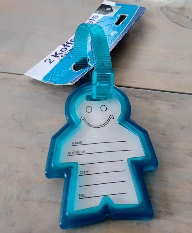 Kofferlabel - reizen - vakantie - kamp - vakantiekamp - nieu, Sieraden, Tassen en Uiterlijk, Overige Accessoires, Nieuw, Ophalen of Verzenden