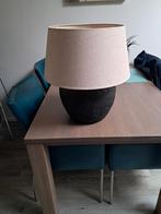 Mooie Kruiklamp met Linnen Kap, Huis en Inrichting, Ophalen, Stof, Minder dan 50 cm, Landelijk