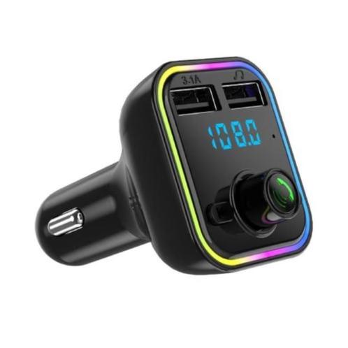 Bluetooth 5.0 Car MP3 Player Radio FM Transmitter LEDDisplay, Auto diversen, Carkits, Nieuw, Ophalen of Verzenden