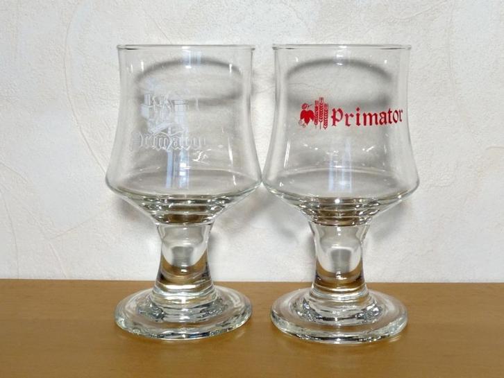 Primator bierglazen (Hertog Jan), Verzamelen, Biermerken, Zo goed als nieuw, Glas of Glazen, Hertog Jan, Ophalen of Verzenden