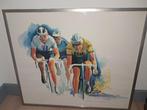 Aquarel litho Huub Lepelaar, Ophalen of Verzenden