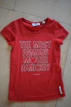 ZGAN Nik & Nik shirt Mickey Mouse rood Euro Disney, Kinderen en Baby's, Kinderkleding | Maat 128, Meisje, Nik&Nik, Ophalen of Verzenden