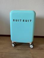 Suitsuit koffer / trolley handbagage incl hoes, 50 tot 60 cm, Hard kunststof, Ophalen of Verzenden, Zo goed als nieuw