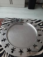 Voor de Alessie liefhebber  Zilverkleurige Dienblad, Ophalen, Gebruikt, Metaal