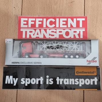 DAF XF met FLAT CONTAINER 1:87-H0 beschikbaar voor biedingen
