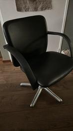 Kappersstoel, Ophalen, Zo goed als nieuw, Zwart