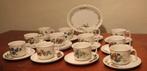 Wedgwood Libelle kop en schotels 25-delig met vlinders, Ophalen of Verzenden, Zo goed als nieuw, Wedgwood, Kop(pen) en/of Schotel(s)