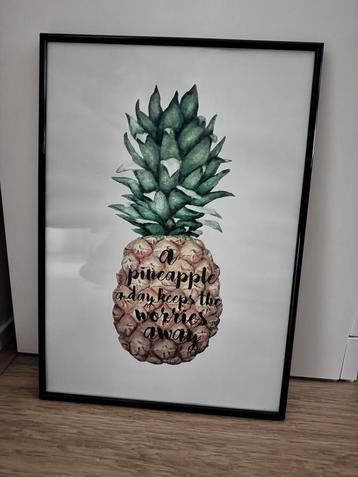 Zwarte lijst met poster beschikbaar voor biedingen