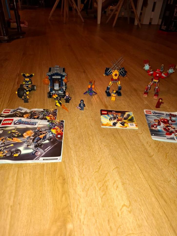 Lego marvel 76143, 76140, 76202 en green goblin, Kinderen en Baby's, Speelgoed | Duplo en Lego, Ophalen of Verzenden