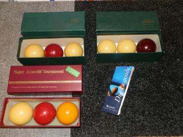 Aramith biljart ballen carambole,Super aramith tournament beschikbaar voor biedingen