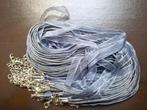 Partij: Organza / Wax kettingen (20 stuks), Hobby en Vrije tijd, Kralen en Sieraden maken, Ophalen of Verzenden, Nieuw, Overige typen