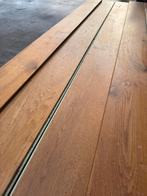 Eiken vloer 40m2 multivloer 18cm breed 2,2cm dik toplaag 6mm, Ophalen, Gebruikt, Onbekend, Beukers