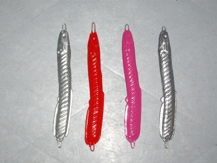 130 gram Sandeel vorm pilkers, Watersport en Boten, Hengelsport | Zeevissen, Nieuw, Dobber of Lood, Ophalen of Verzenden